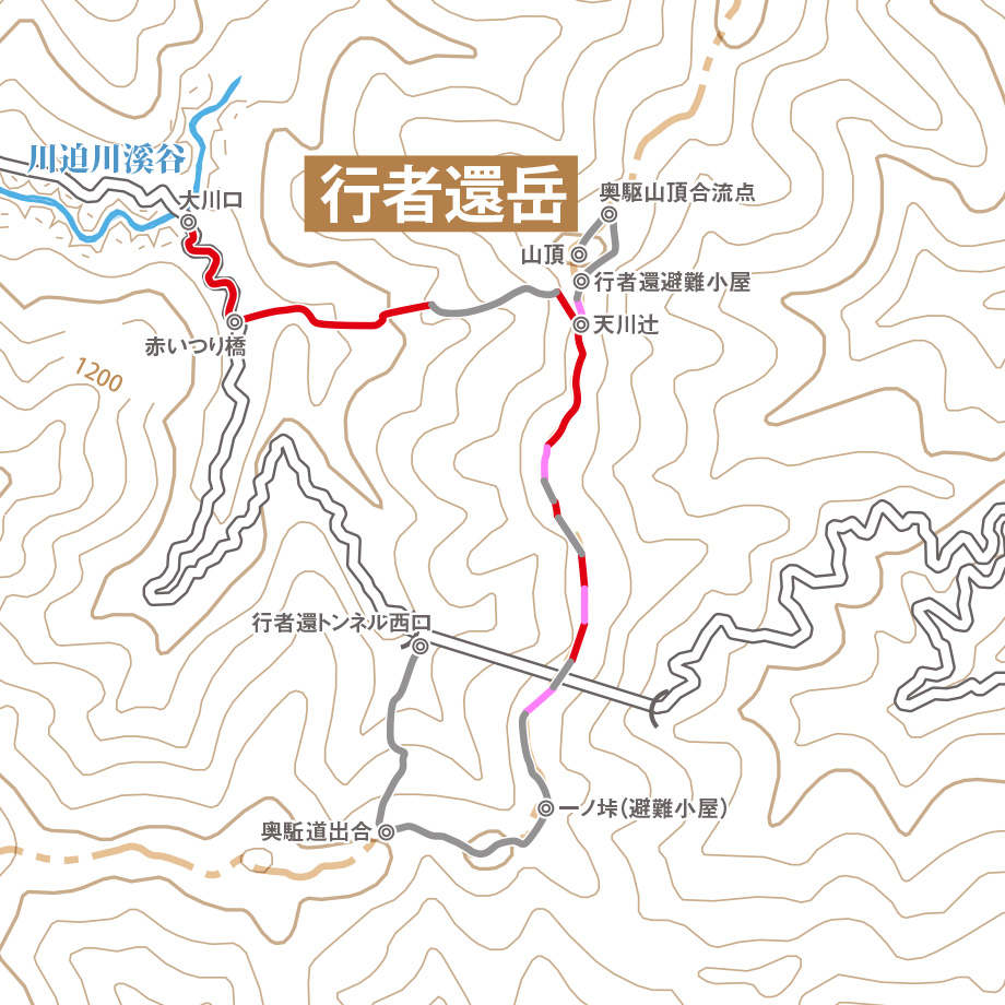 大峰山(行者還岳周辺)