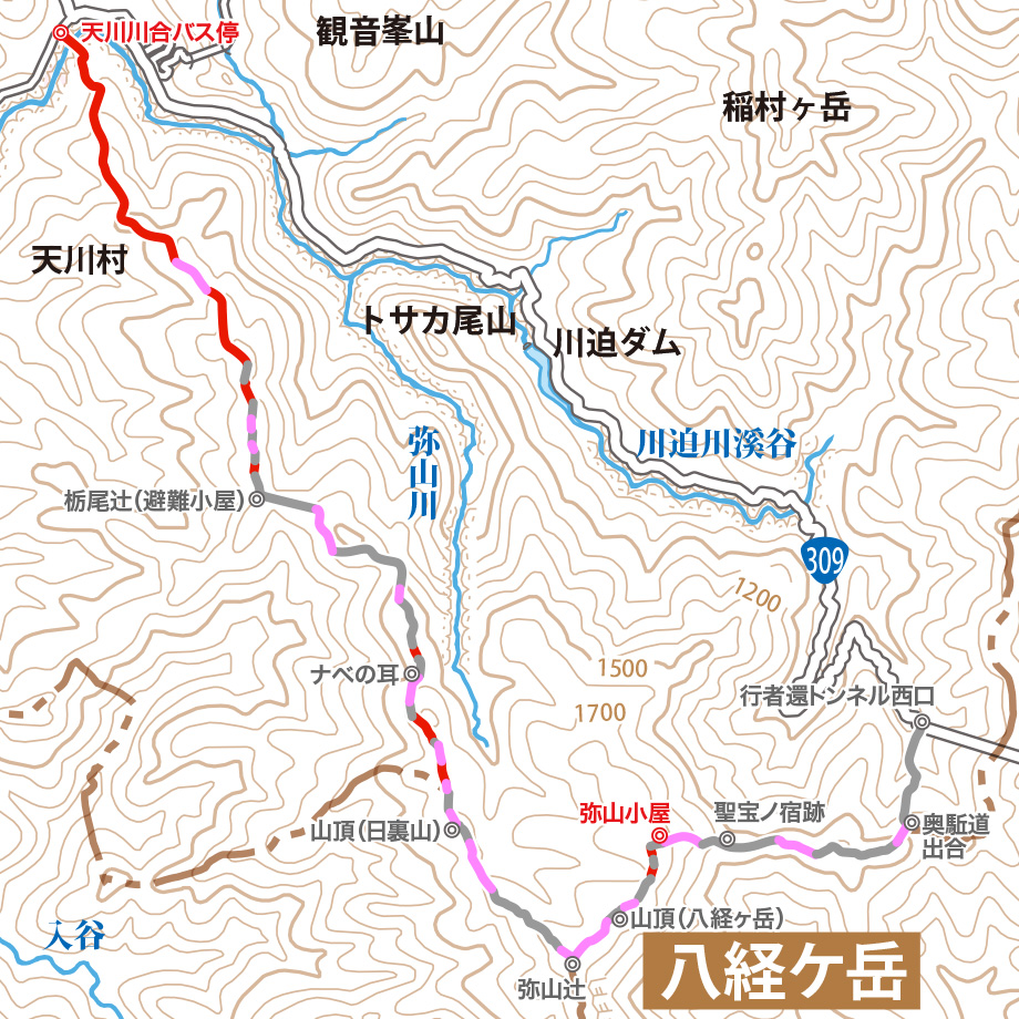 大峰山(八経ヶ岳周辺)