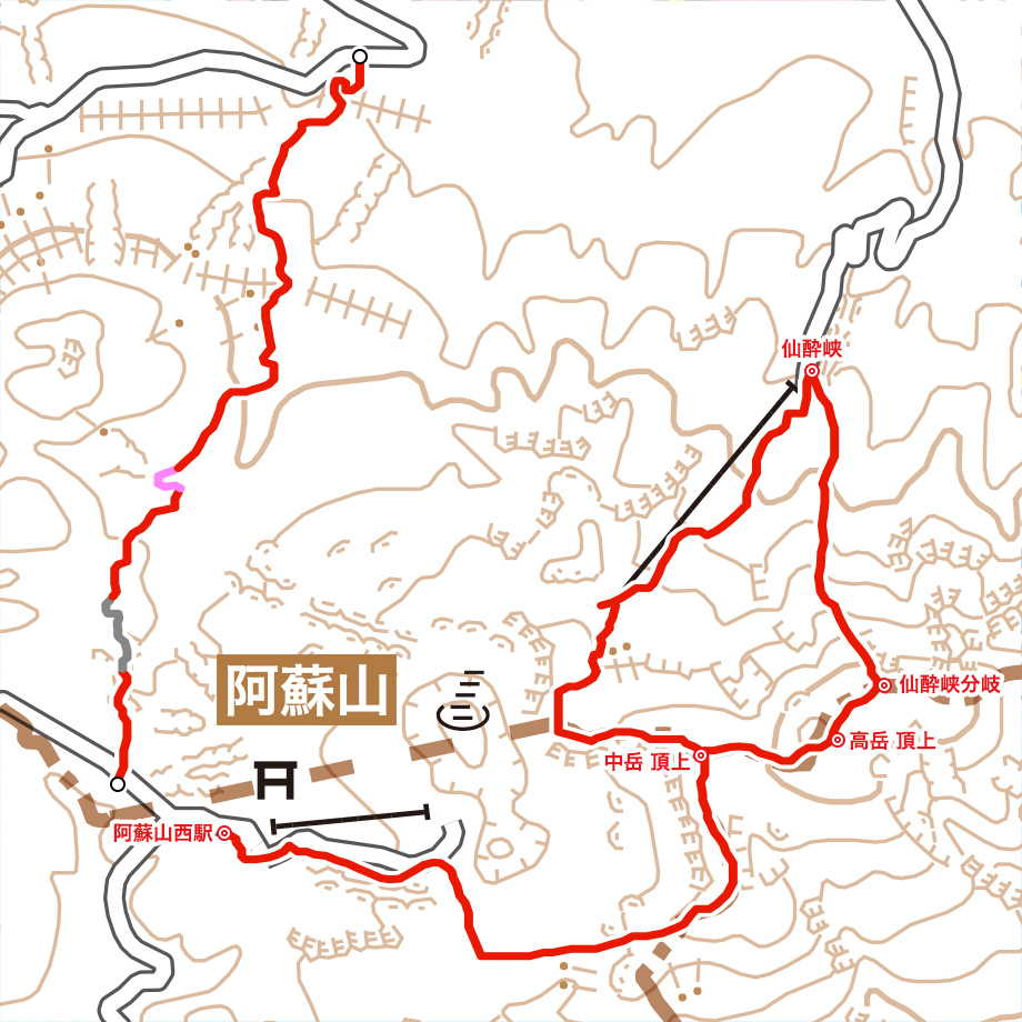 阿蘇山（高岳周辺）