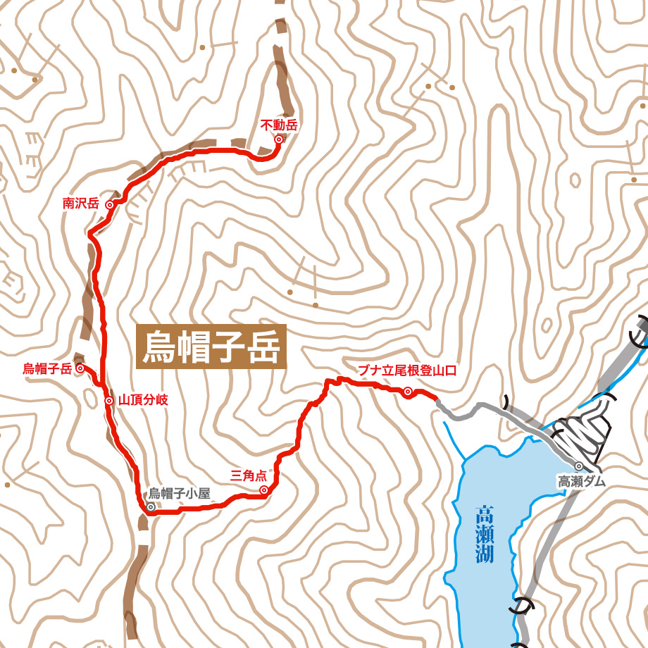 烏帽子岳