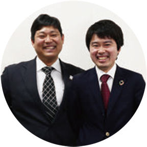 株式会社NTTドコモ 法人ビジネス戦略部 アライアンス推進担当 主査 片貝 英明(左) 株式会社NTTドコモ 北陸支社 法人営業部 ICTビジネスデザイン担当 主査 時田康史(右)