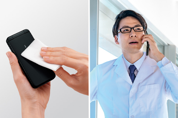 気になる汚れも手軽にお手入れできて衛生的。