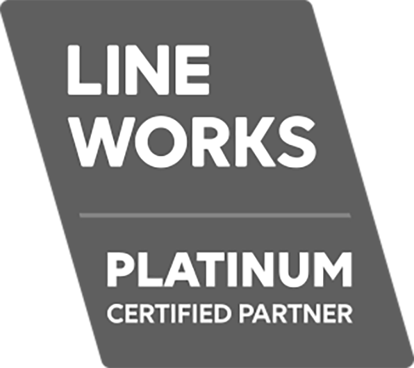 LINE WORKS Platinum認定パートナー
