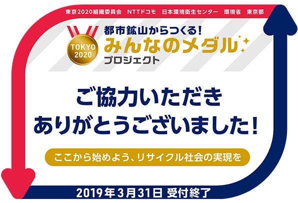 「都市鉱山からつくる!みんなのメダルプロジェクト」について
