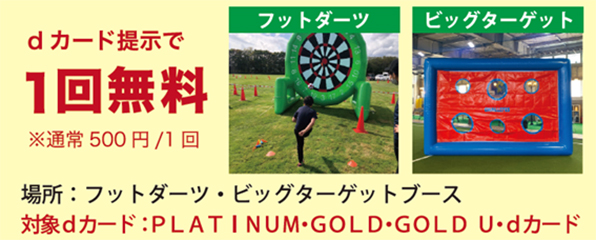 dカード提示で1回無料