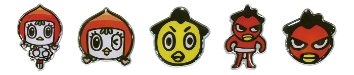 ピンバッジ5種