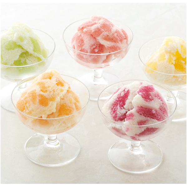 ひととえ凍らせて食べるアイスデザート ～国産フルーツ入り～