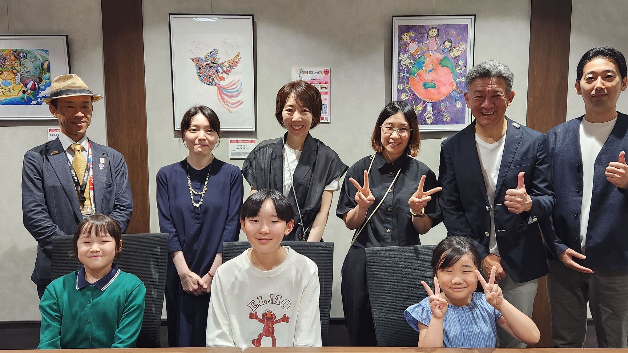 創作絵画コンクール「ドコモ未来ミュージアム」の受賞者が大阪・関西万博でワクワク体験!