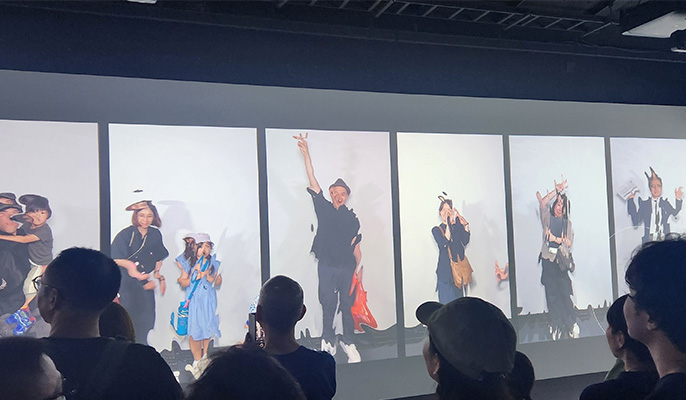 NTTパビリオンの内部の様子(Zone3)