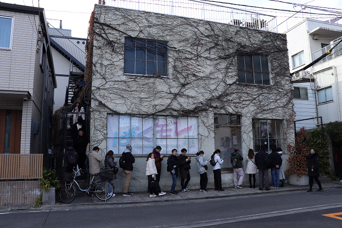 「ばくモレ展」会場前の様子