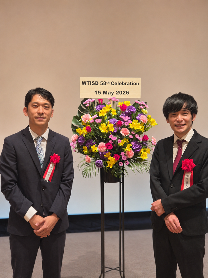 日本ITU協会賞を受賞したドコモ社員