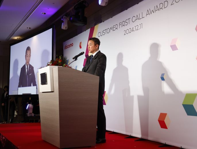 表彰式開始の前田社長ご挨拶