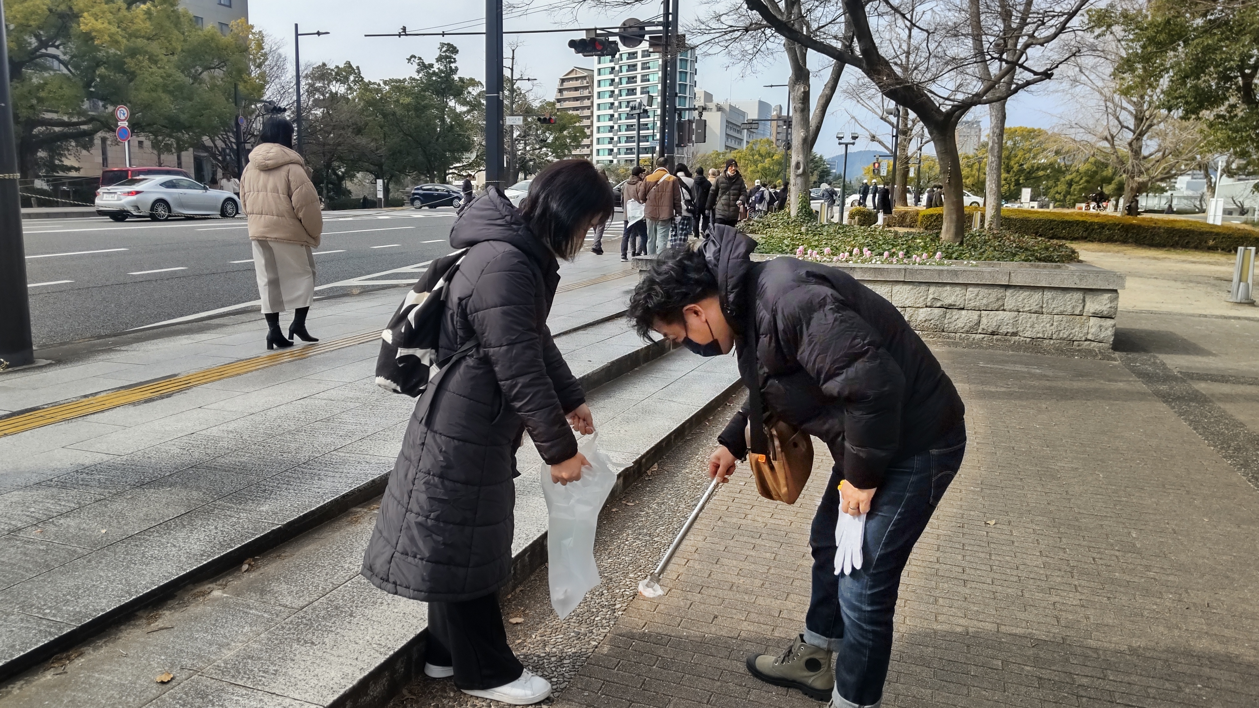 ひろしま男子駅伝の様子