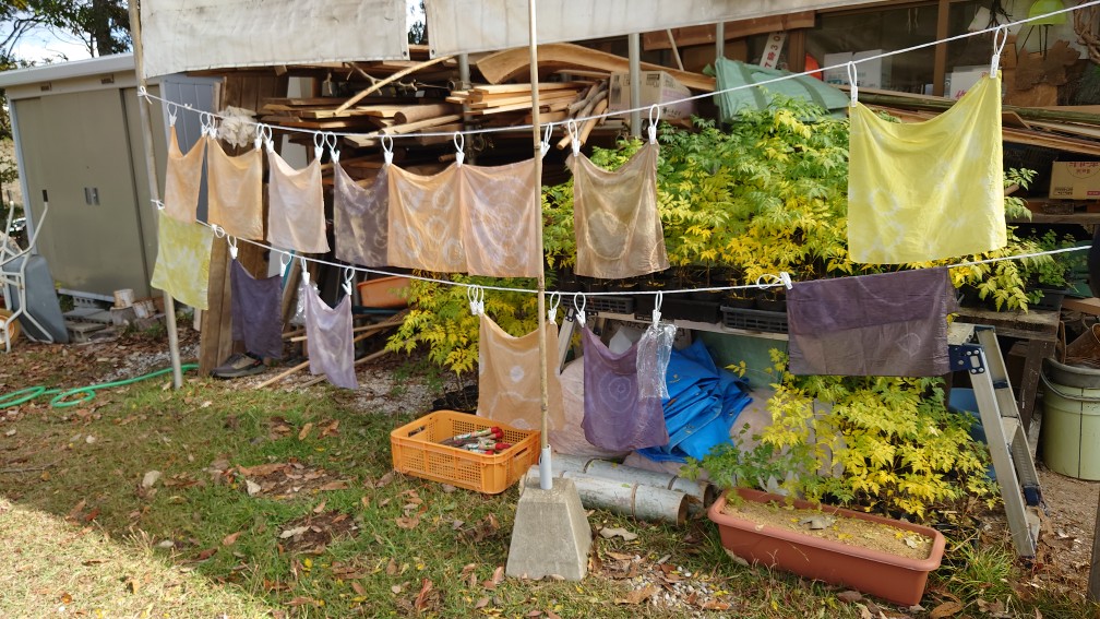 自然の恩恵を感じた草木染め