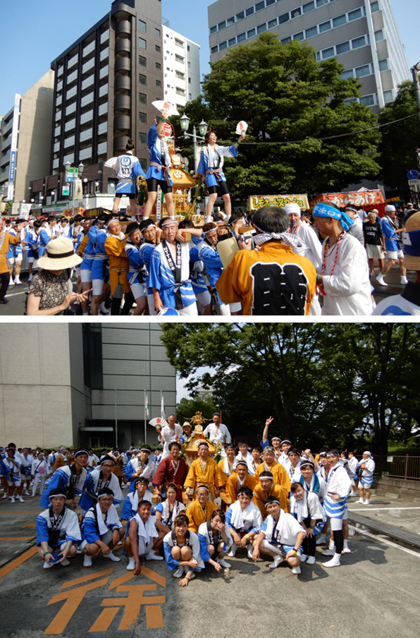 写真:「高崎まつり」への参加(群馬県)の様子