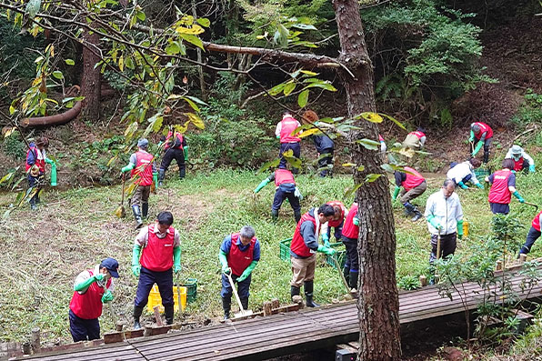 【静岡県】ドコモ浜北の森（生物多様性保全活動）のイメージ