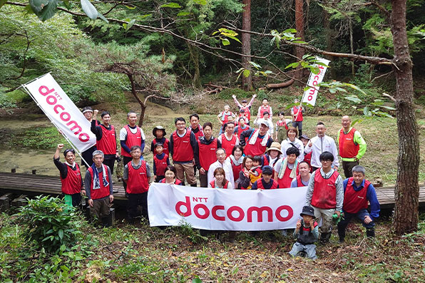【静岡県】ドコモ浜北の森（生物多様性保全活動）のイメージ