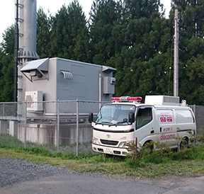 写真:移動電源車