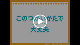 動画：このつかいかたで大丈夫