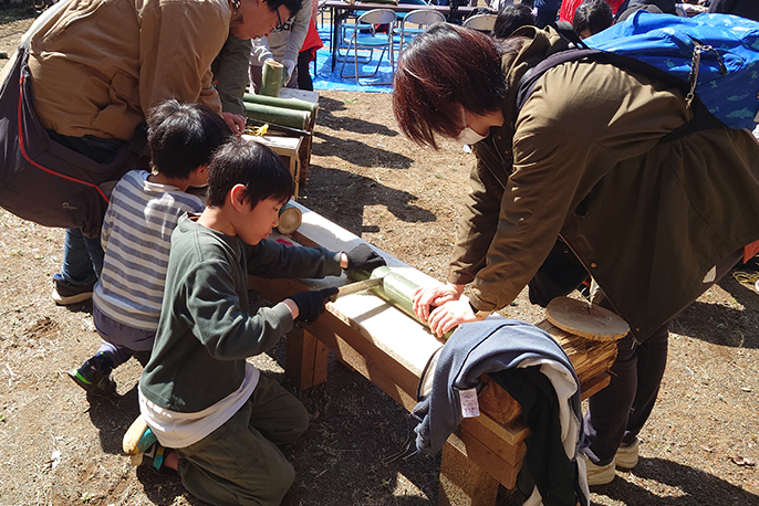 竹を使ったDIYに挑戦