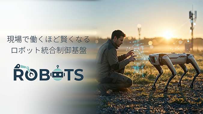 現場で働くほど賢くなる ロボット統合制御基盤 ROBOTS