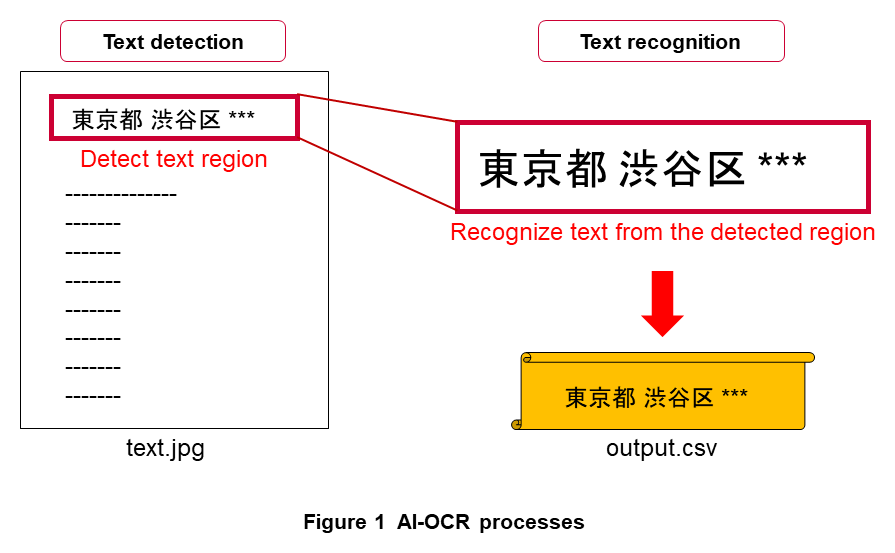 Figure 1 AI-OCR processes