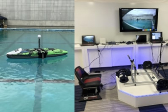 Photos: Virtual Kayaking Enabled with 5G and BodySharing® System