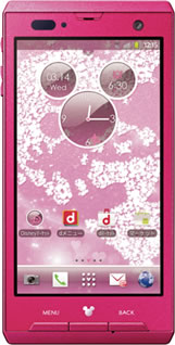 Disney Mobile on docomo F-08D