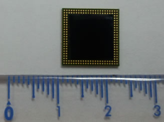 The LSI engineering sample chip, one of the deliverables of this development