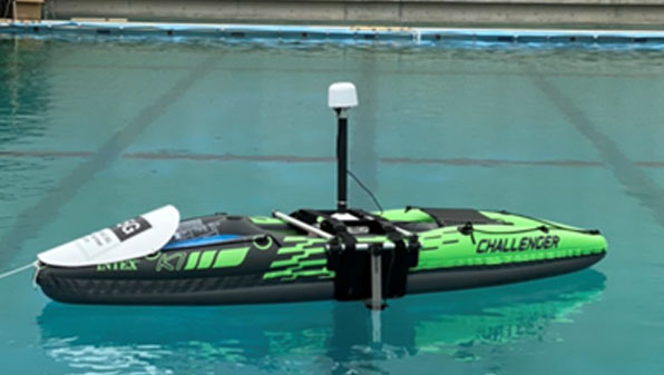 Image picture: Virtual kayaking enabled with 5G and BodySharing system