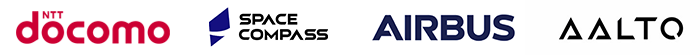 DOCOMO, Space Compass, Airbus and AALTO LOGO