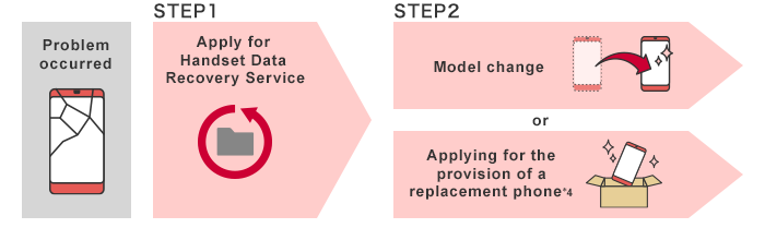 Handset Data Recovery Service usage image
