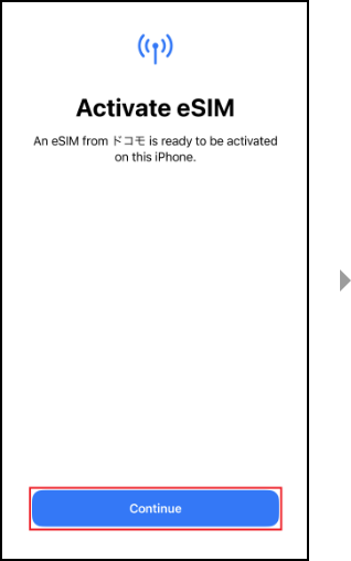 Activate eSIM