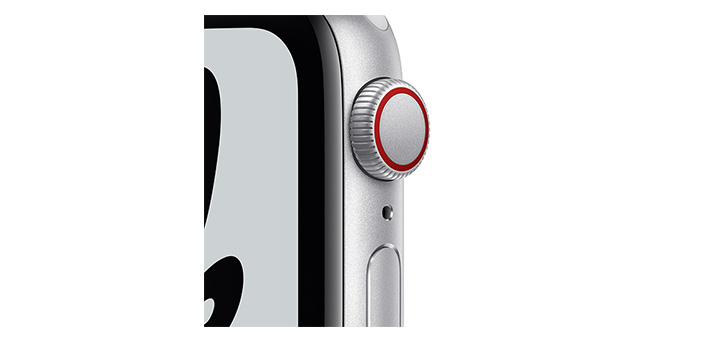 Apple Watch Nike SE 40mm シルバーアルミニウムケースとピュアプラチナム/ブラックNikeスポーツバンド