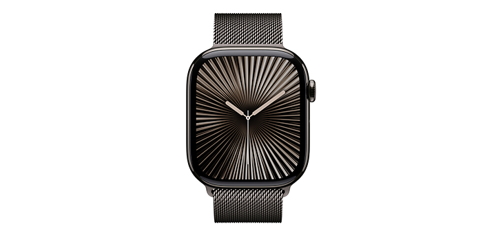 Apple Watch series 10 46mm スレートチタニウムケースとスレートミラネーゼループ