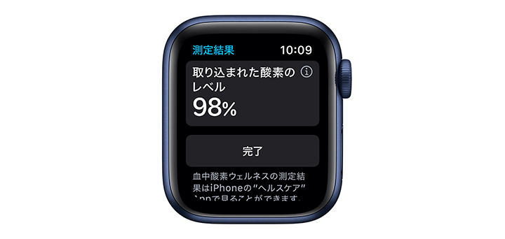 Apple Watch Series 6 40mm ブルーアルミニウムケースとディープネイビースポーツバンド