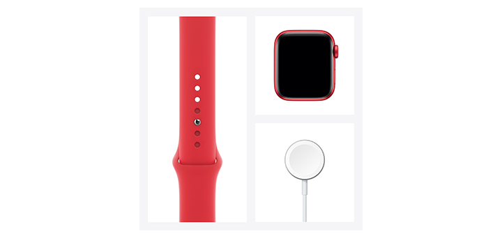 Apple Watch Series 6 40mm （PRODUCT）RED（TM）アルミニウムケースと（PRODUCT）RED（TM）スポーツバンド