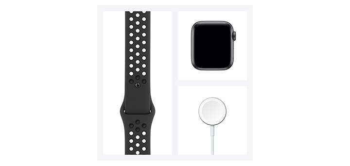 Apple Watch Nike Series 6 40mm スペースグレイアルミニウムケースとアンスラサイト／ブラックNikeスポーツバンド