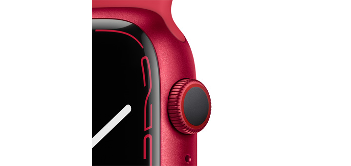 Apple Watch Series 7 45mm (PRODUCT)RED(TM)アルミニウムケースと(PRODUCT)RED(TM)スポーツバンド