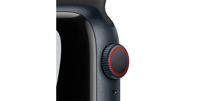 Apple Watch Nike Series 7 41mm ミッドナイトアルミニウムケースとアンスラサイト/ブラックNikeスポーツバンド