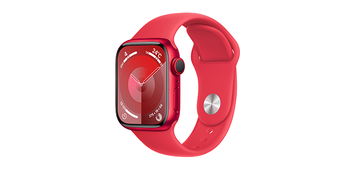 Apple Watch series 9 41mm (PRODUCT)REDアルミニウムケースと(PRODUCT)REDスポーツバンド