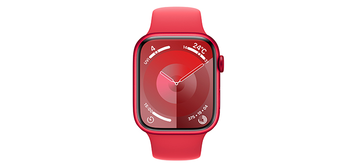 Apple Watch series 9 45mm (PRODUCT)REDアルミニウムケースと(PRODUCT)REDスポーツバンド