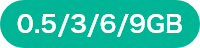0.5／3／6／9GB