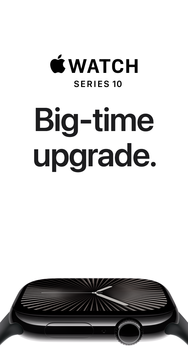 Apple Watch Series 10 Big-time upgrade.