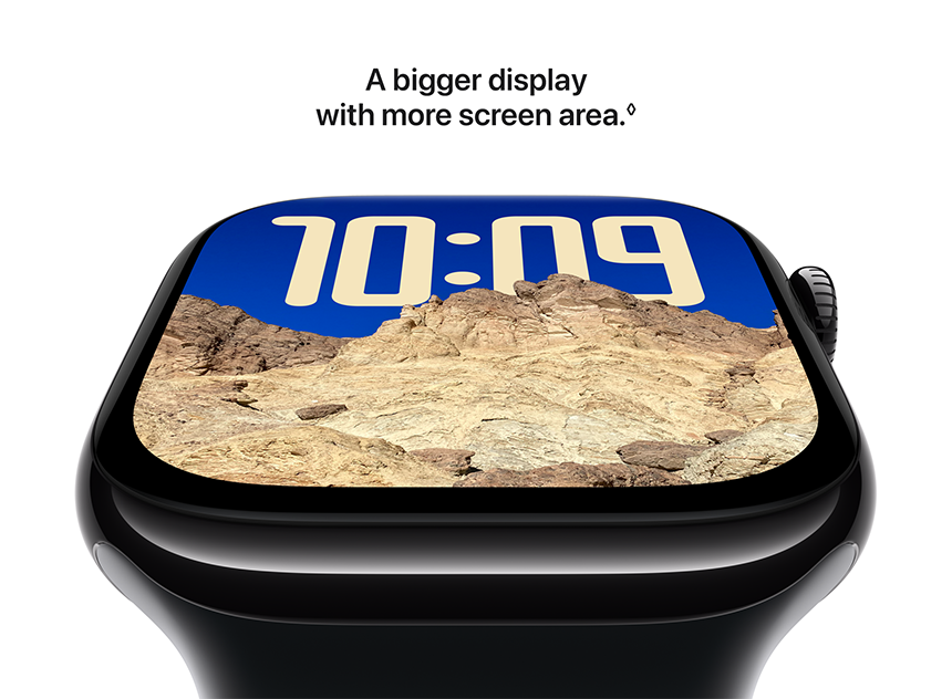 A bigger display with more screen area.