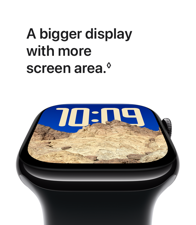 A bigger display with more screen area.
