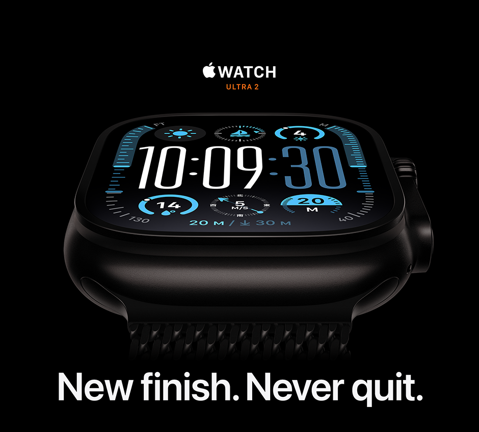 Apple Watch Ultra 2 New finish. Never quit.