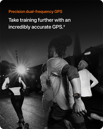 Precision dual-frequency GPS Take training further with an incredibly accurate GPS.