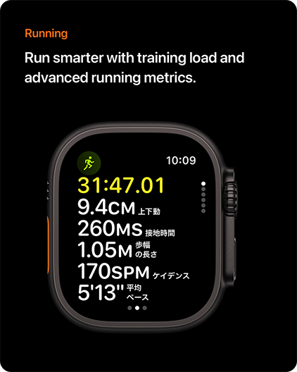 Running Run smarter with training load and advanced running metrics.