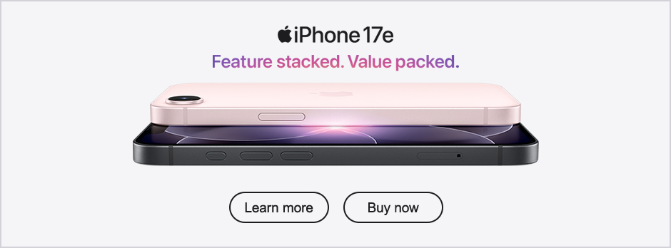 iPhone 17e Learn more Buy now